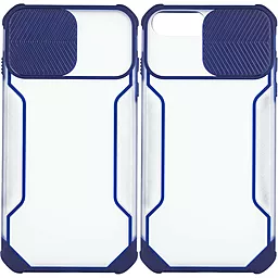 Чехол Epik Camshield matte Ease TPU со шторкой для Apple iPhone 6, iPhone 6s plus, iPhone 7 plus, iPhone 8 plus (5.5") Синий