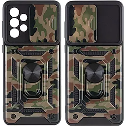Чехол Epik Camshield Serge Ring Camo для Samsung Galaxy A73 5G Army Brown