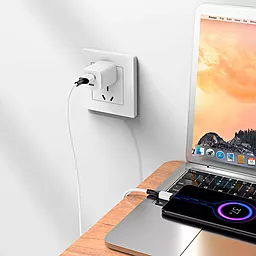 Кабель Borofone BX79 Silicone USB-A - micro USB 12w 2.4a 1м cable White - мініатюра 3 Кабель Borofone BX79 Silicone USB-A - micro USB 12w 2.4a 1м cable White - мініатюра 3