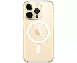 Чехол Epik TPU Case with Magsafe для Apple iPhone 14 Pro Clear - фото Чехол Epik TPU Case with Magsafe для Apple iPhone 14 Pro Clear