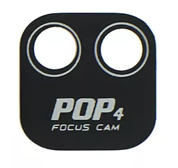 Стекло камеры Tecno Pop 4 BC1s / BC2с без рамки Black - фото Стекло камеры Tecno Pop 4 BC1s / BC2с без рамки Black