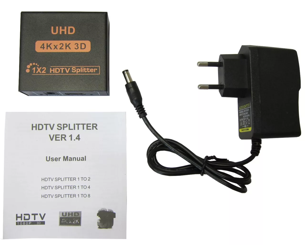 Видео сплиттер HDMI 1x2 v1.4 4k 30hz black Dynamode - фото 4