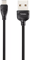 Кабель Gelius Pro WineGlass USB-A - Type-C 10w 1м cable Black - фото Кабель Gelius Pro WineGlass USB-A - Type-C 10w 1м cable Black