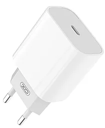 Сетевое зарядное устройство с быстрой зарядкой XO L77 20w USB-C home charger white - фото Сетевое зарядное устройство с быстрой зарядкой XO L77 20w USB-C home charger white