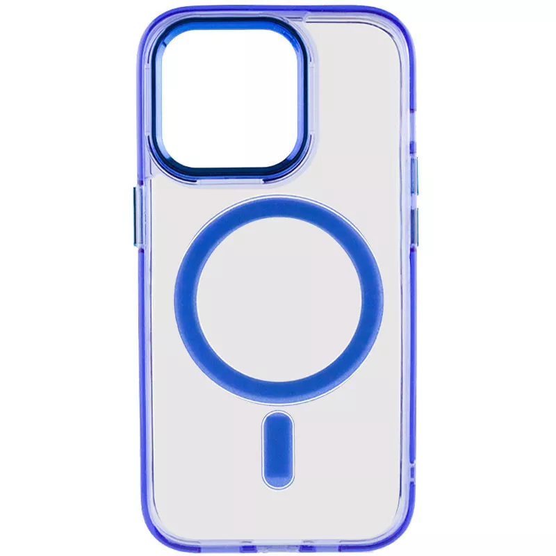 Чехол Epik Iris with MagSafe для Apple iPhone 14 Pro Blue - фото 1