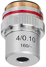 Об'єктив для мікроскопа SIGETA Achromatic 4x/0.10