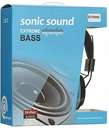 Наушники Sonic Sound E110/Mic Blue - миниатюра 2