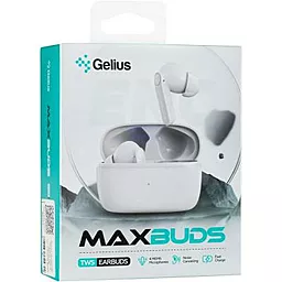 Навушники Gelius MaxBuds GP-TWS025 White - мініатюра 17