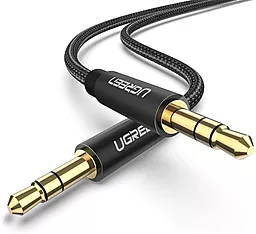 Аудио кабель Ugreen AV112 AUX mini Jack 3.5mm M/M Cable 2 м чёрный (50363)