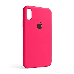 Чехол Silicone Case Full для Apple iPhone XR Shiny Pink
