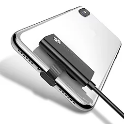 Кабель USB Baseus Suction Cup Mobile Games 2.4A Lightning Cable Black (CALXP-A01) - миниатюра 3