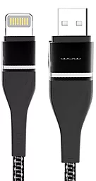 Кабель WUW X112 USB-A - Lightning 12w 2.4a 1.2м cable Black