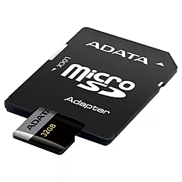 Карта памяти ADATA microSDHC 32GB Premier Pro Class 10 UHS-I U3 V30 + SD-адаптер (AUSDH32GUI3CL10-RA1) - миниатюра 2