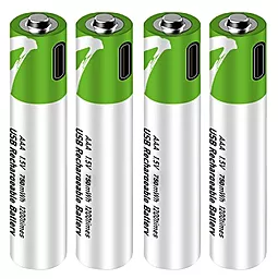 Аккумулятор Smartoools Rechargeable AAA / HR03 400mAh Type-C 4шт - фото Аккумулятор Smartoools Rechargeable AAA / HR03 400mAh Type-C 4шт