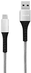 Кабель Walker C780 USB-A - Type-C 12w 2.4a 1м cable Grey - фото Кабель Walker C780 USB-A - Type-C 12w 2.4a 1м cable Grey
