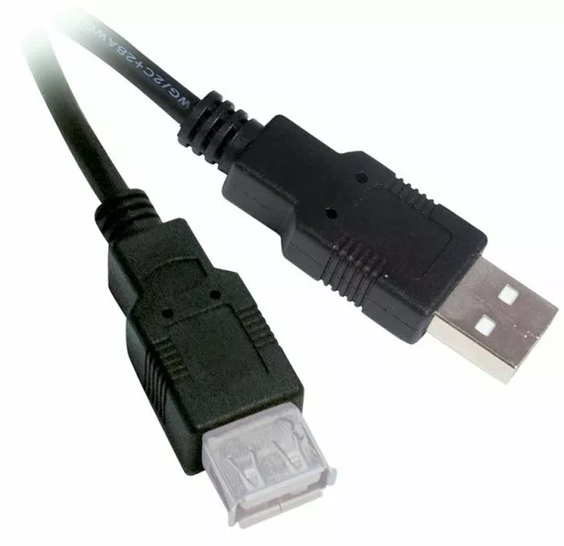 Удлинитель USB 2.0 Viewcon AM/AF 1.8м (VU015) - фото 1