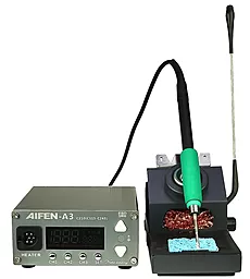 Паяльная станция прецизионная Aifen A3 (паяльник JBC 210, 3 канала памяти, 120Вт, 100°C - 450°C) - фото Паяльная станция прецизионная Aifen A3 (паяльник JBC 210, 3 канала памяти, 120Вт, 100°C - 450°C)