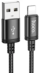 Кабель Hoco X89 USB-A - Lightning 12w 2.4a 2м cable black - фото Кабель Hoco X89 USB-A - Lightning 12w 2.4a 2м cable black