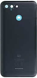 Задняя крышка корпуса Xiaomi Redmi 6 на 1 Sim карту Original Black - фото Задняя крышка корпуса Xiaomi Redmi 6 на 1 Sim карту Original Black