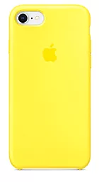 Чехол Apple Silicone Case  iPhone 7, iPhone 8 Yellow
