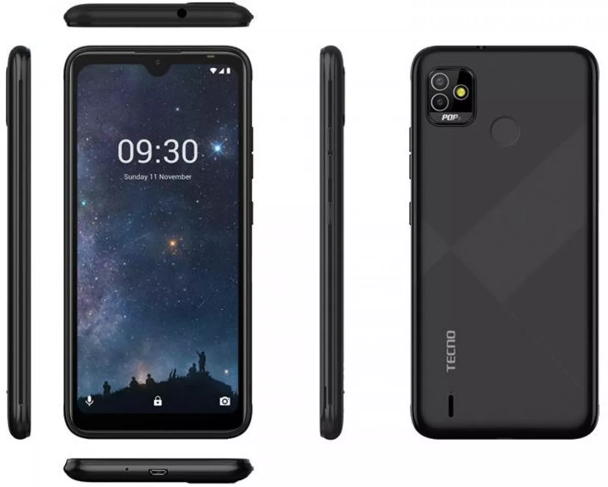 Смартфон Tecno POP 5 BD2p 2/32GB Dual Sim Obsidian Black (4895180768361) - фото 4