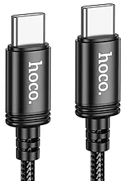 Кабель Hoco X89 USB Type-C - Type-C 60w 3a 2м PD cable Black - фото Кабель Hoco X89 USB Type-C - Type-C 60w 3a 2м PD cable Black