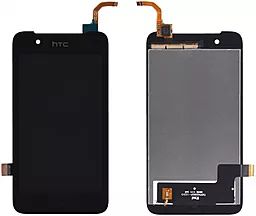 Дисплей HTC Desire 210 (d210h) з тачскріном, оригінал, Black