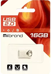 Флешка Mibrand 16 GB Hawk Silver (MI2.0/HA16M1S) - миниатюра 2