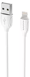 Кабель Borofone BX19 Benefit USB-A - Lightning 10w 2a 1м cable White