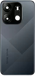 Задняя крышка корпуса Tecno Spark Go 2023 со стеклом камеры Endless Black - фото Задняя крышка корпуса Tecno Spark Go 2023 со стеклом камеры Endless Black