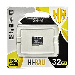Карта пам'яті Hi-Rali microSDHC 32GB Class 10 (HI-32GBSDCL10-00) - фото Карта пам'яті Hi-Rali microSDHC 32GB Class 10 (HI-32GBSDCL10-00)