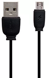 Кабель USB Remax Fast micro USB Cable Black (RC-134m)