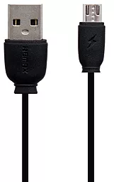 Кабель Remax Fast USB-A - micro USB 12w 2.4a 1м cable Black (RC-134m)