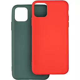 Чехол Krazi Lot Full Soft Case для iPhone 11 Pro Max Green/Red