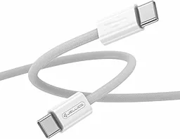 Кабель USB PD Jellico IP15 60w 3s USB Type-C - Type-C cable white (RL075915)