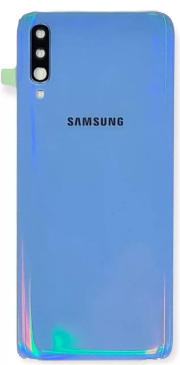 Задняя крышка корпуса Samsung Galaxy A70 2019 A705 со стеклом камеры Blue - фото 1