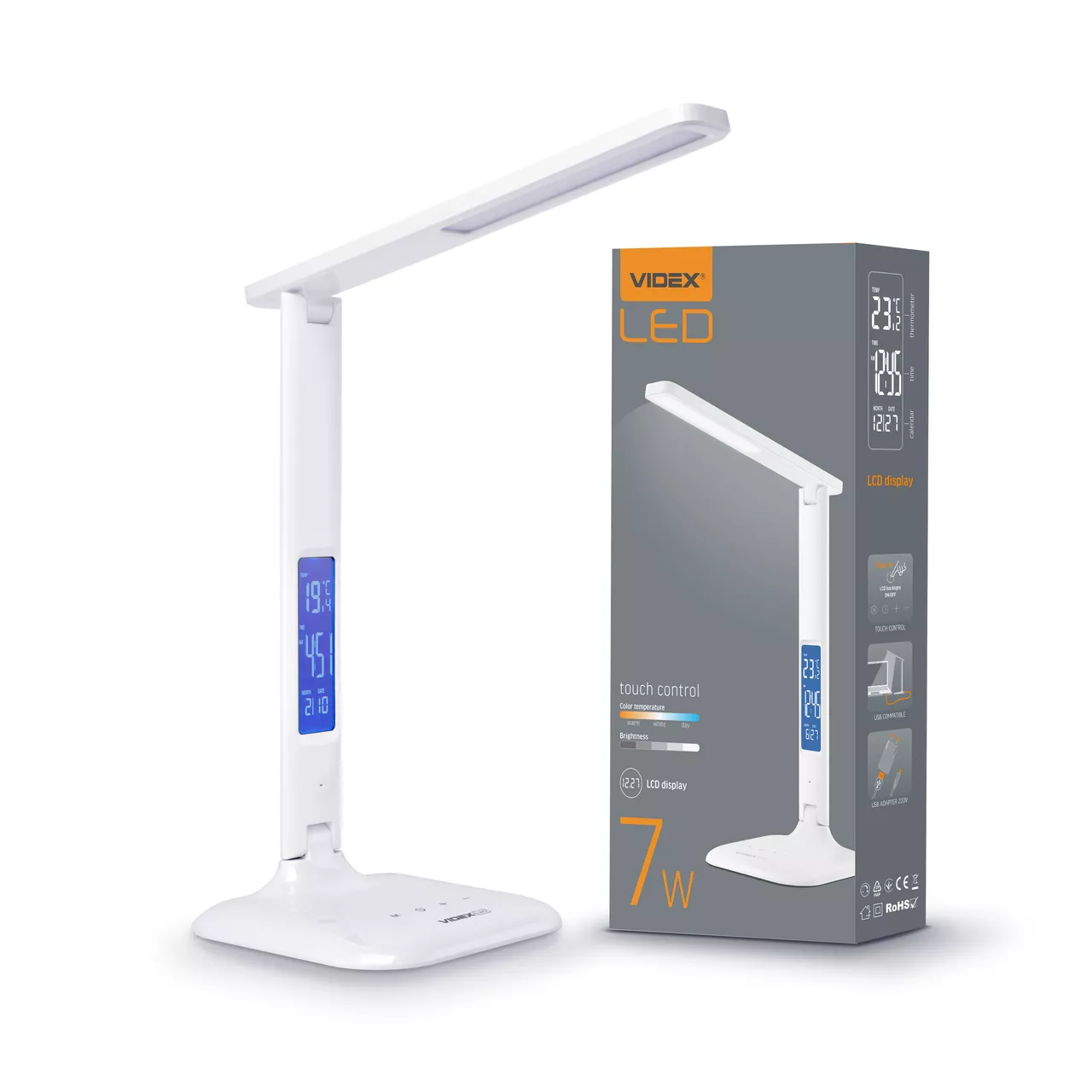 Настольная LED лампа Videx TF05W 7W 3000-5500K - фото 10