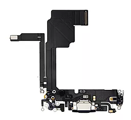 Нижний шлейф Apple iPhone 15 Pro с разъемом зарядки, с микрофоном, Original Blue Titanium - фото Нижний шлейф Apple iPhone 15 Pro с разъемом зарядки, с микрофоном, Original Blue Titanium