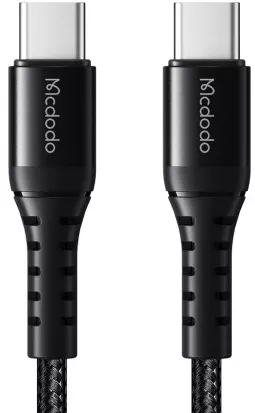 Кабель McDodo USB Type-C - Type-C 60w 3a 1м PD cable Black (CA-5641) - фото 1