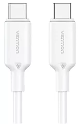 Кабель Vention USB Type-C - Type-C 60w 3a 1м PD cable White (TRCWF) - мініатюра 2 Кабель Vention USB Type-C - Type-C 60w 3a 1м PD cable White (TRCWF) - мініатюра 2