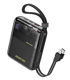 Повербанк Wekome Super Charging WP-309 10000mAh 22.5W Black - фото Повербанк Wekome Super Charging WP-309 10000mAh 22.5W Black