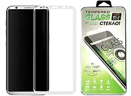 Защитное стекло PowerPlant 3D Full Cover Samsung G950 Galaxy S8 White (GL600991)