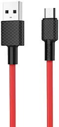 Кабель USB Hoco X29 Superior Style micro USB Cable Red