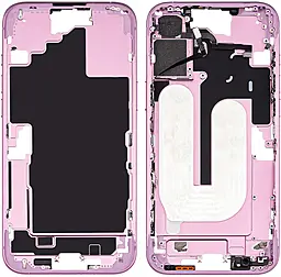Рамка корпуса Apple iPhone 16 Plus USA version, Original Pink - фото Рамка корпуса Apple iPhone 16 Plus USA version, Original Pink
