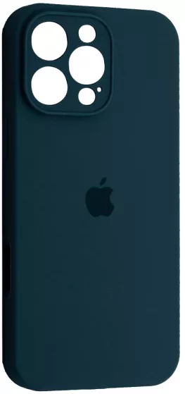 Чохол Silicone Case Full Camera для Apple iPhone 16 Pro Max Abyss Blue - фото 1