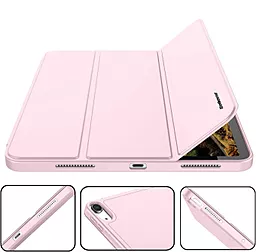 Чохол для планшету BeCover Direct Charge Pen з кріпленням Apple Pencil для Apple iPad Air 5 (2022) 10.9" Pink (708780) - мініатюра 4