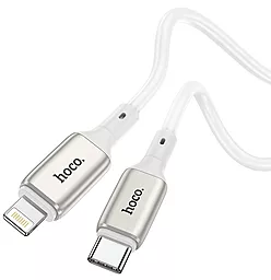 Кабель Hoco X66 Howdy USB Type-C - Lightning 20w 3a 1м PD сable White - миниатюра 3 Кабель Hoco X66 Howdy USB Type-C - Lightning 20w 3a 1м PD сable White - миниатюра 3