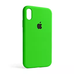 {"ru": "Чехол", "uk": "Чохол"} Silicone Case Full для Apple iPhone XR Shiny Green