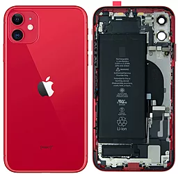 Корпус для Apple iPhone 11 full kit Original - знятий з телефону Red - фото Корпус для Apple iPhone 11 full kit Original - знятий з телефону Red