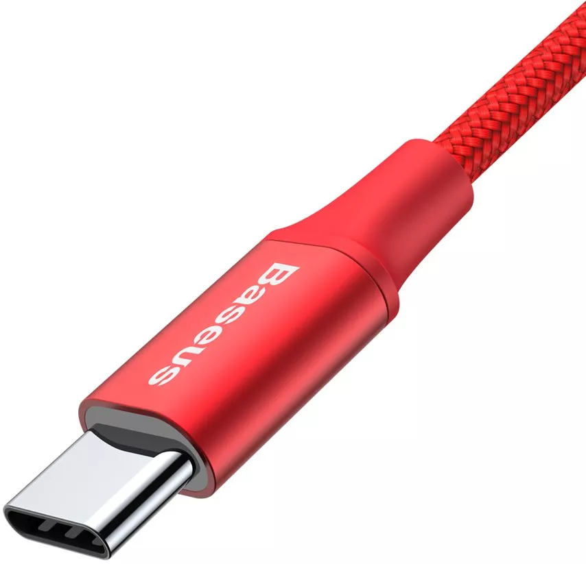 Кабель Baseus Rapid Series USB-A - Type-C 10w 1м cable Red (CATSU-B09) - фото 3